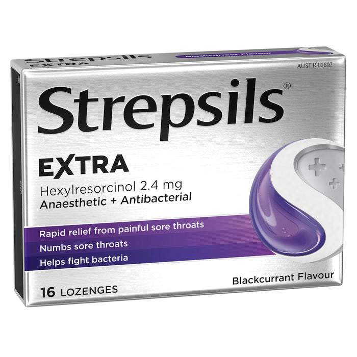 Strepsils 黑加仑特级含片 16 粒