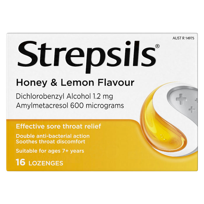 Strepsils 蜂蜜柠檬含片 16 粒