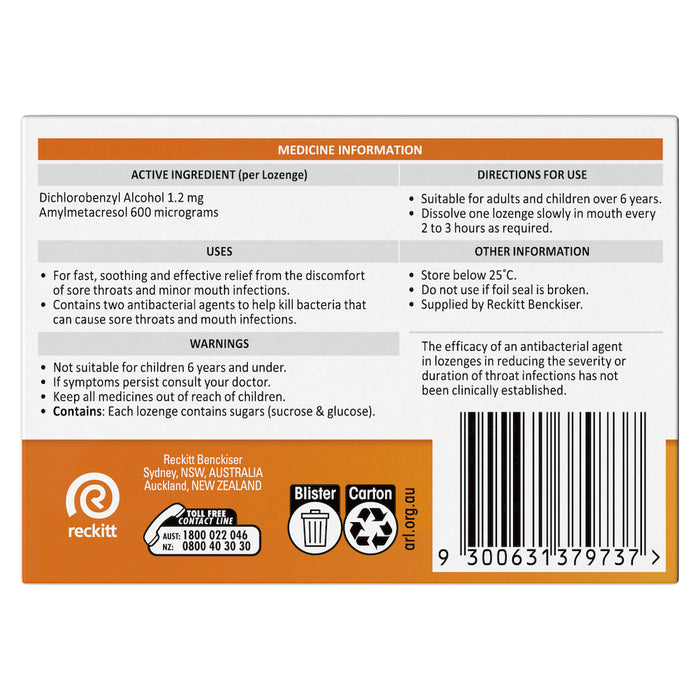 Strepsils Lozenges Orange 36