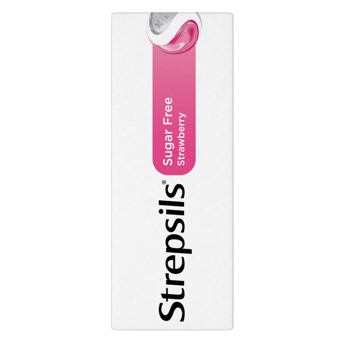 Strepsils Lozenges Sugar Free Strawberry 36