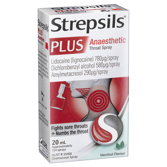 Strepsils Plus Throat Spray 20ml