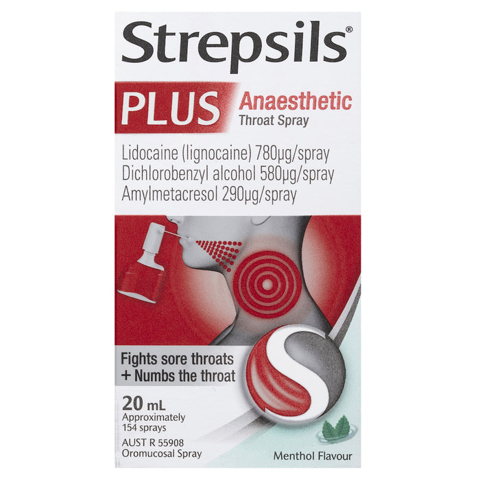 Strepsils Plus Throat Spray 20ml