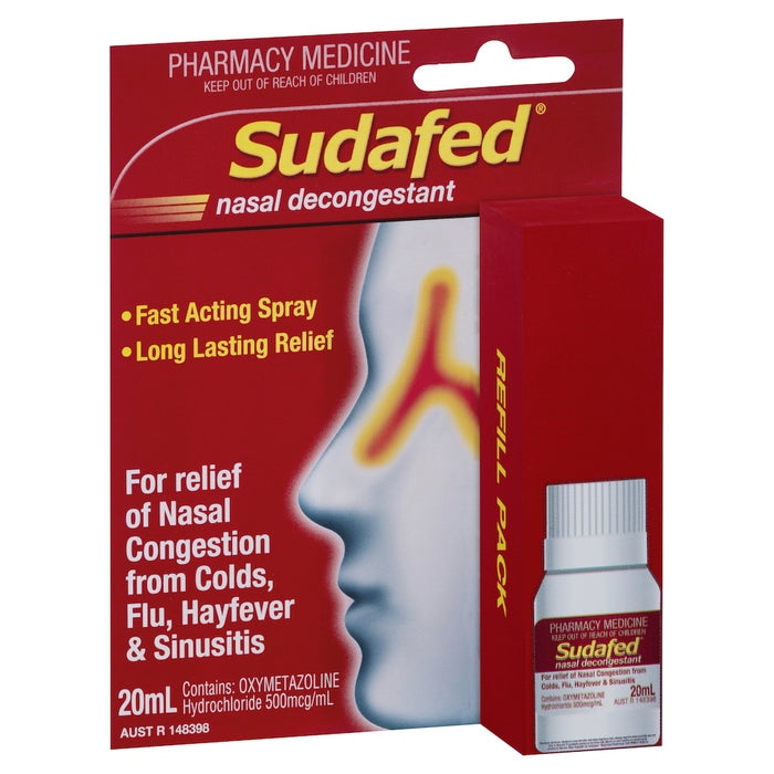 Sudafed Nasal Spray Refill 20mL