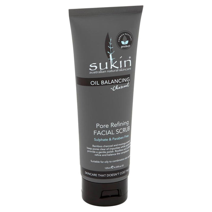 Sukin Oil Balancing Pore Refining Facial Scrub 125ml