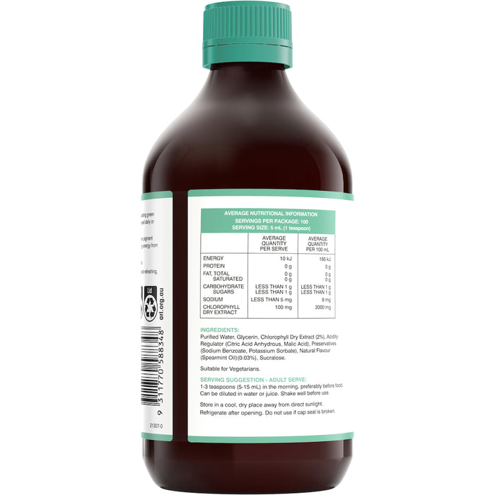 Swisse Chlorophyll Spearmint Mint 500ml