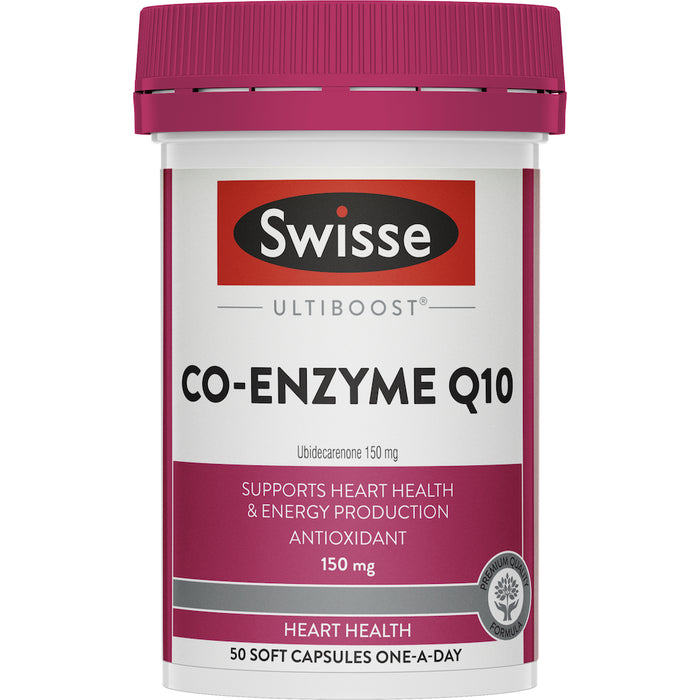 Swisse Ultiboost Co-Enzyme Q10 150mg 50 Capsules