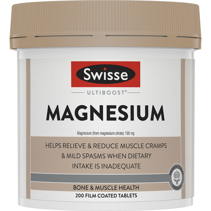 Swisse Ultiboost Magnesium 200 Tablets