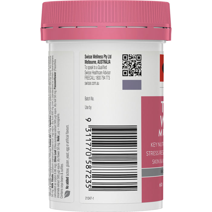 Swisse Womens Teenage Ultivite 60 Tablets