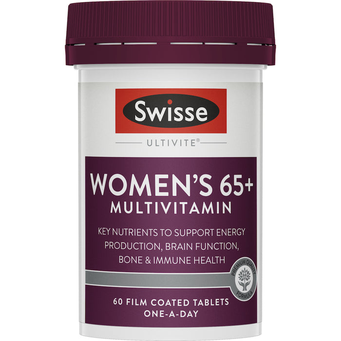 Swisse Womens Ultivite 65+ 60 Tablets