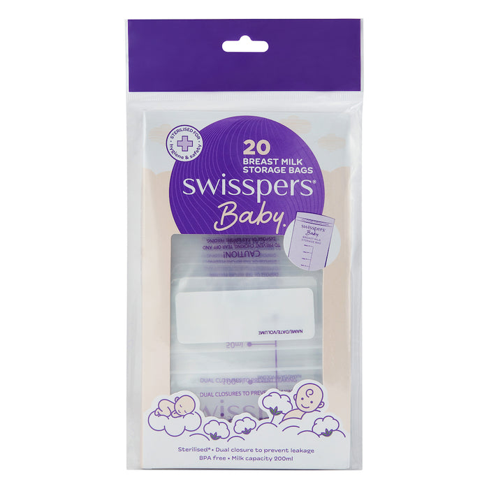 Swisspers Baby Breast Milk Storage Bags 20