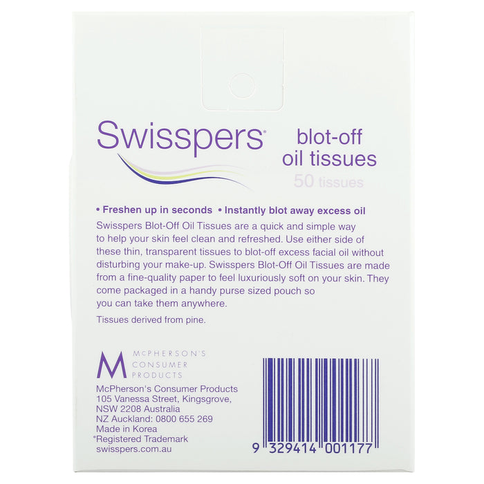 Swisspers Blot-Off Oil Tissue 50