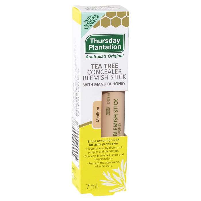 Thursday Plantation Tea Tree Concealer Blemish Stick Medium 7ml