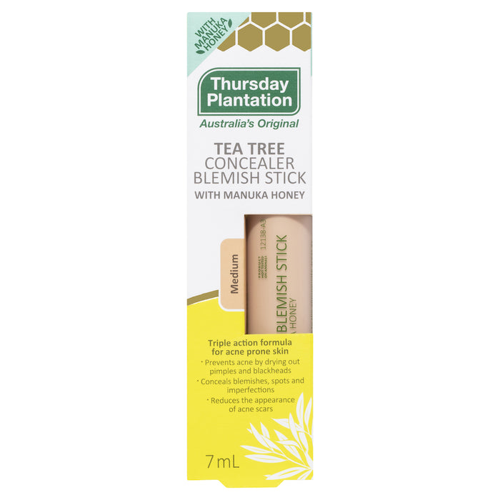 Thursday Plantation Tea Tree Concealer Blemish Stick Medium 7ml