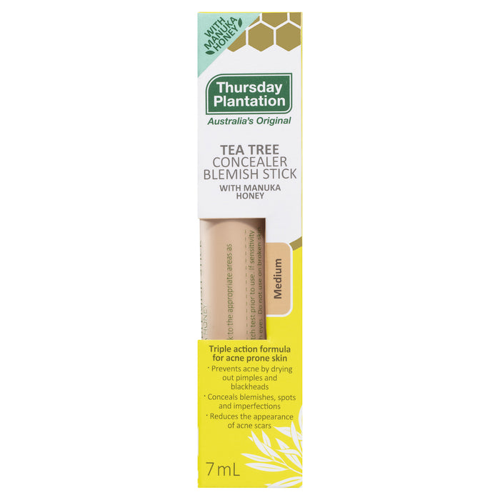 Thursday Plantation Tea Tree Concealer Blemish Stick Medium 7ml