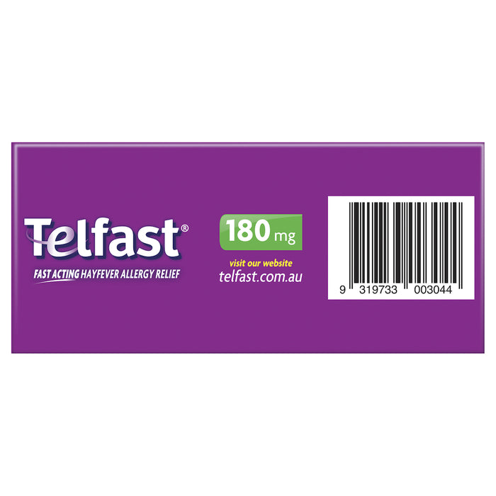 Telfast Skin Rash & Hayfever Tablets 180mg 60