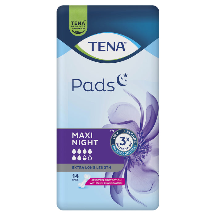 TENA Pads Maxi Night 14 Pack