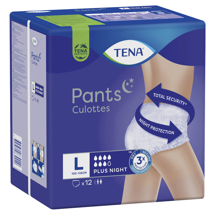 TENA Pants Night Large 12 Pack