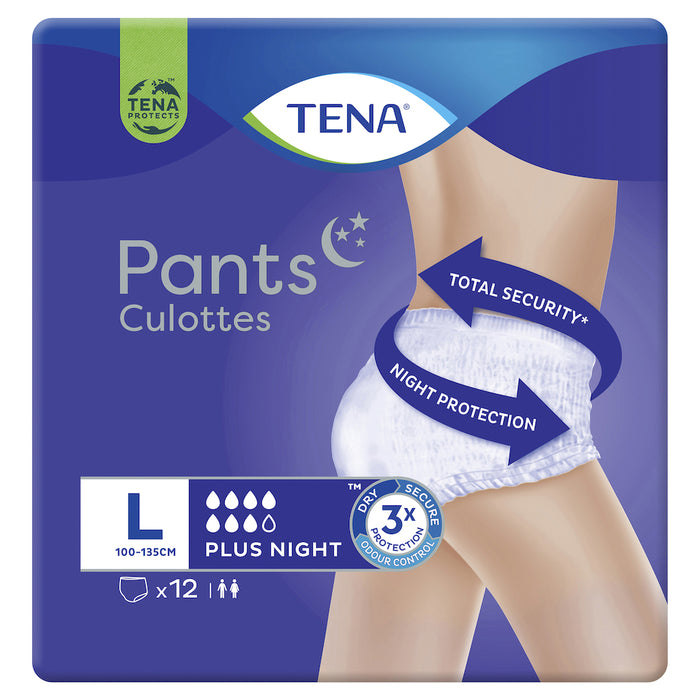 TENA Pants Night Large 12 Pack