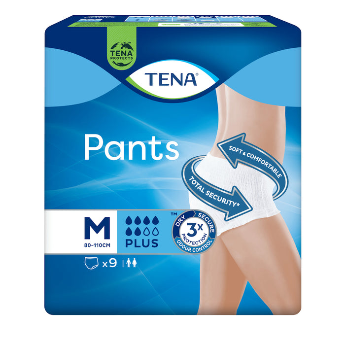 TENA Pants Plus Medium 9 Pack