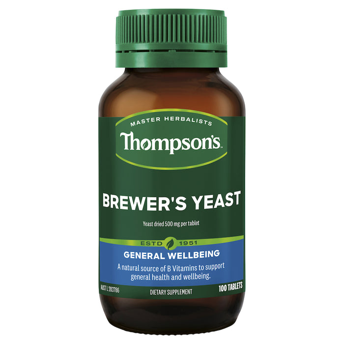 Thompson's Brewers Yeast 100 Tablets