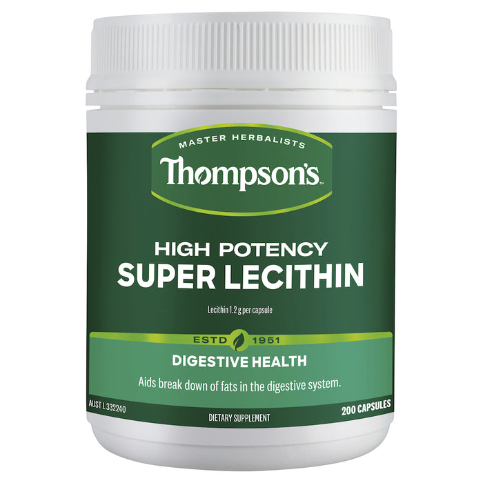 Thompson's High Potency Super Lecithin 200 Capsules