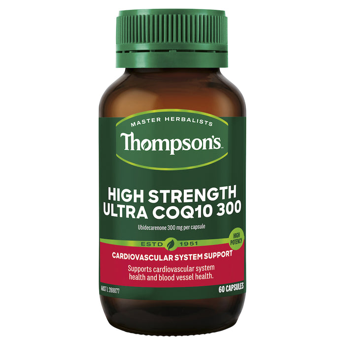 Thompson's High Strength Ultra CoQ10 300mg 60 Capsules