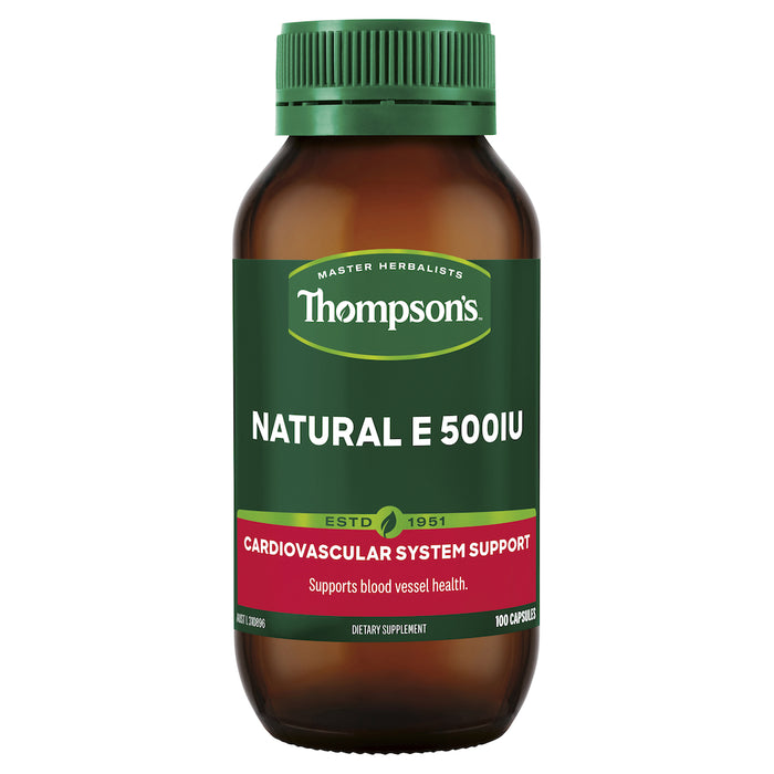 Thompson's Natural E 500iu 100 Capsules