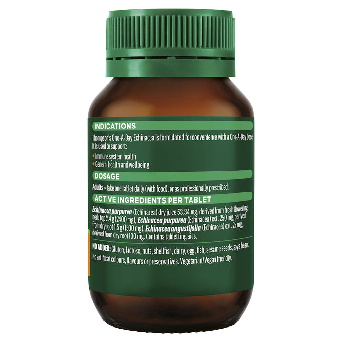 Thompson's One-a-day Echinacea 4000mg 60 Tablets