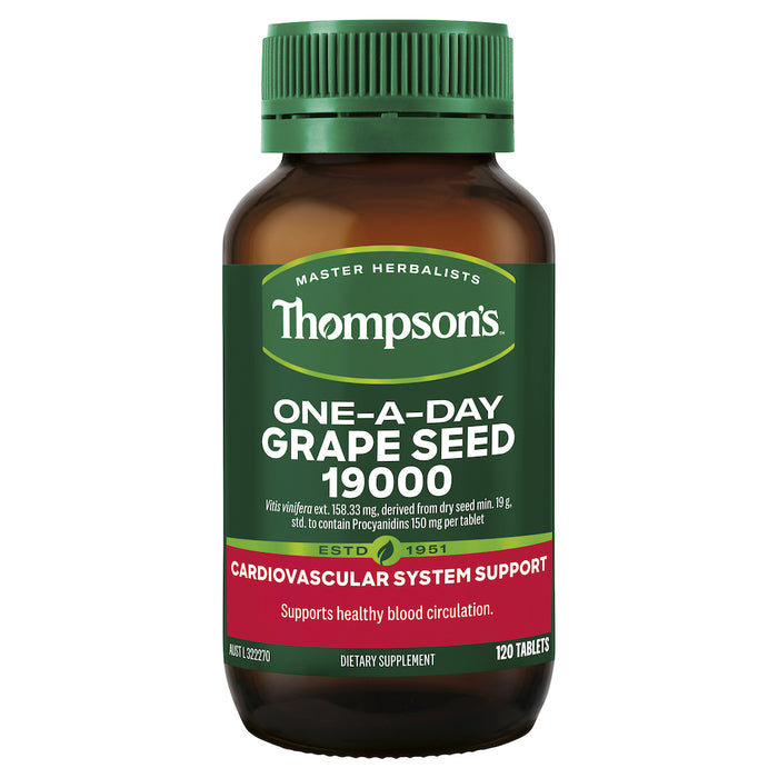 Thompson's One-a-day Grape Seed 19000mg 120 Tablets