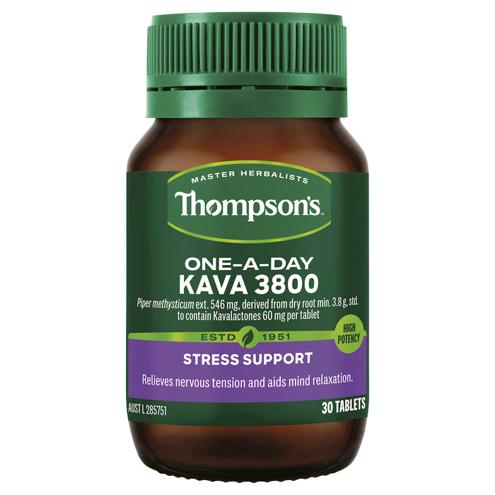 Thompson's One-a-day Kava 3800mg 30 Tablets