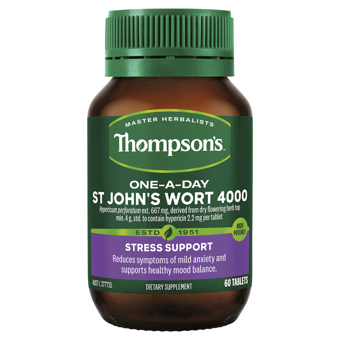 Thompson's One-a-day St John's Wort 4000mg 60 Tablets