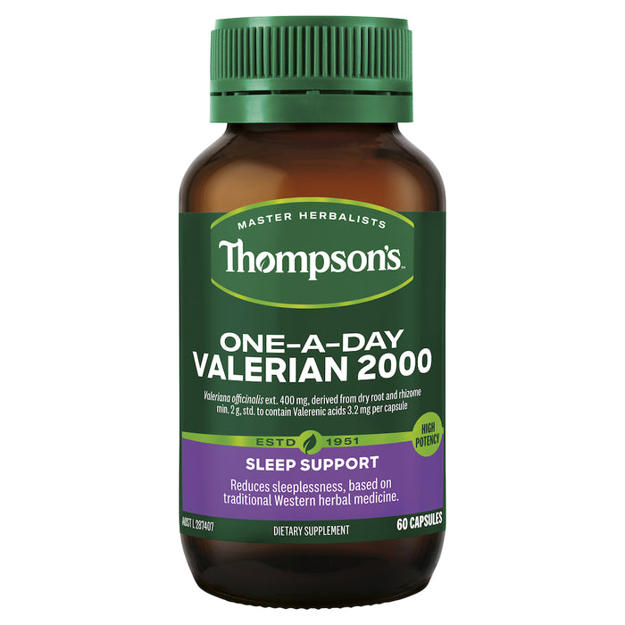 Thompson's One-a-day Valerian 2000mg 60 Capsules