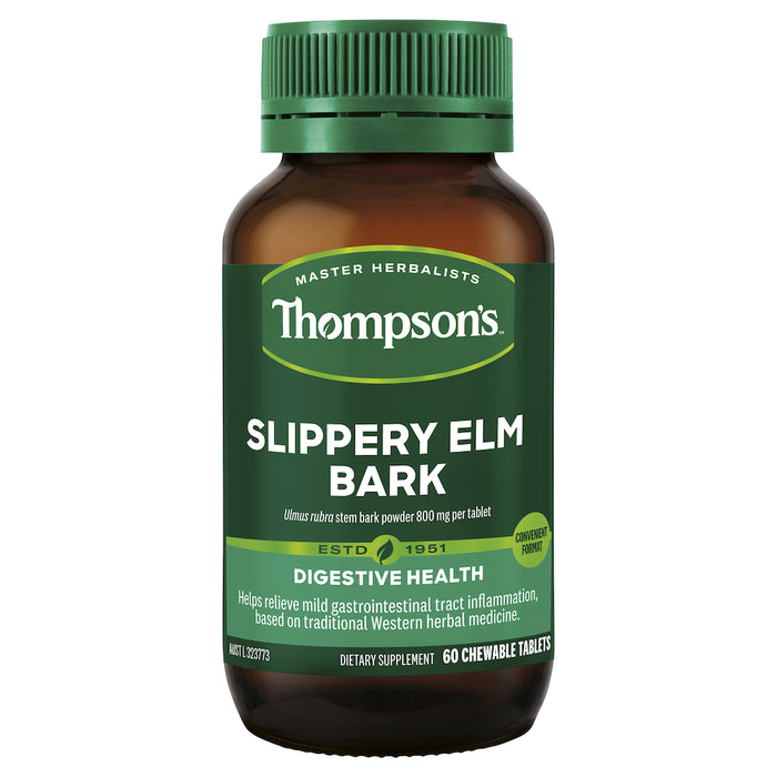 Thompson's Slippery Elm Bark 800mg 60 Tablets