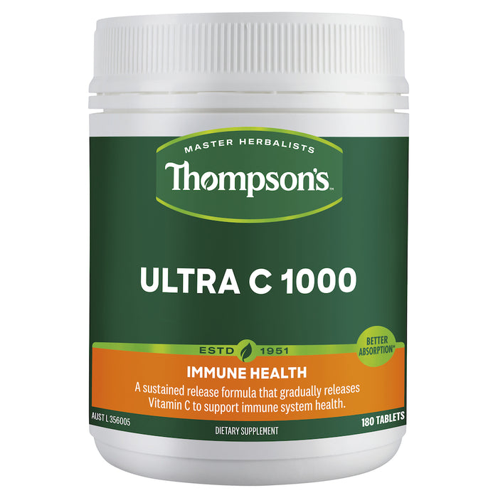 Thompson's Ultra C 1000mg 180 Tablets