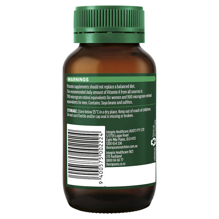 Thompson's Vitamin A 10000iu 150 Capsules