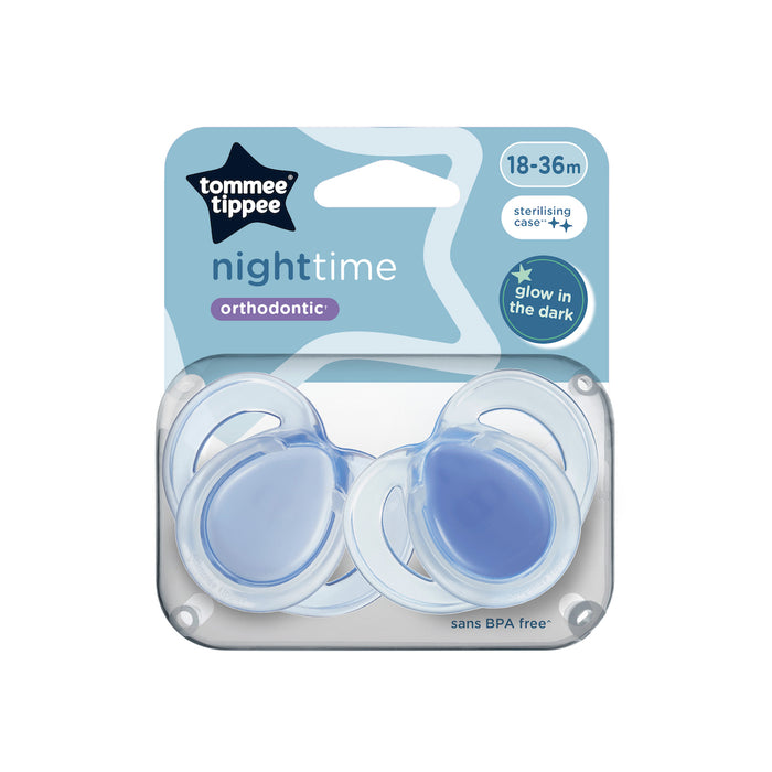 Tommee Tippee Close To Nature Night Time Soother 18-36 Months 2 Pack