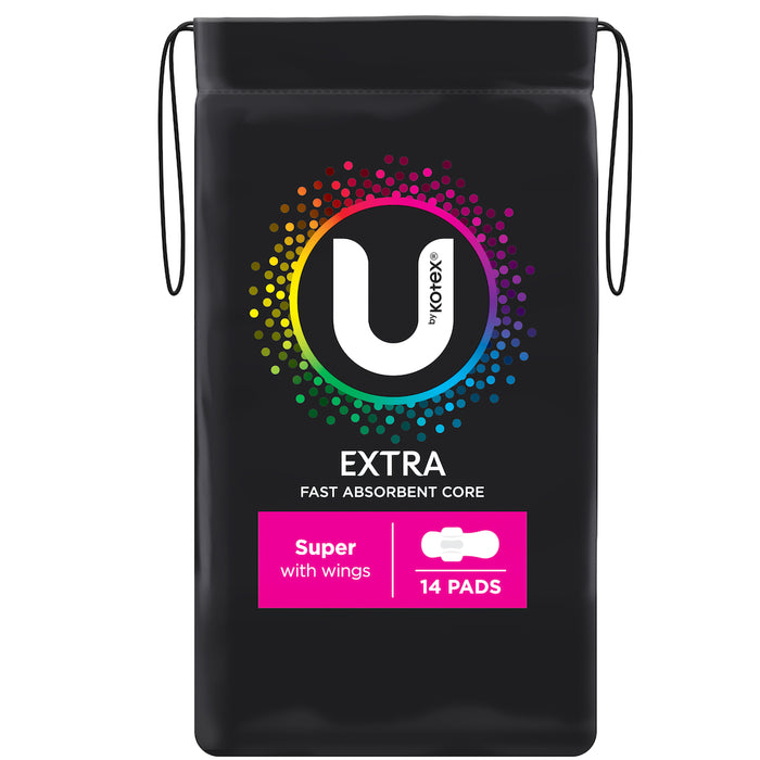 U By Kotex Extra Pads Super Wings 14