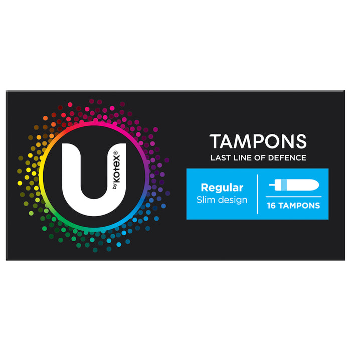 U By Kotex Tampons Regular 16