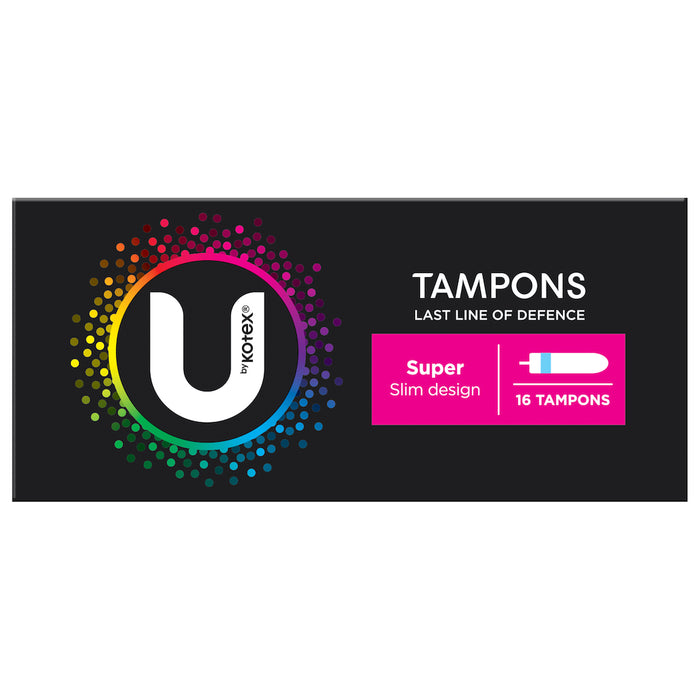 U By Kotex Tampons Super 16