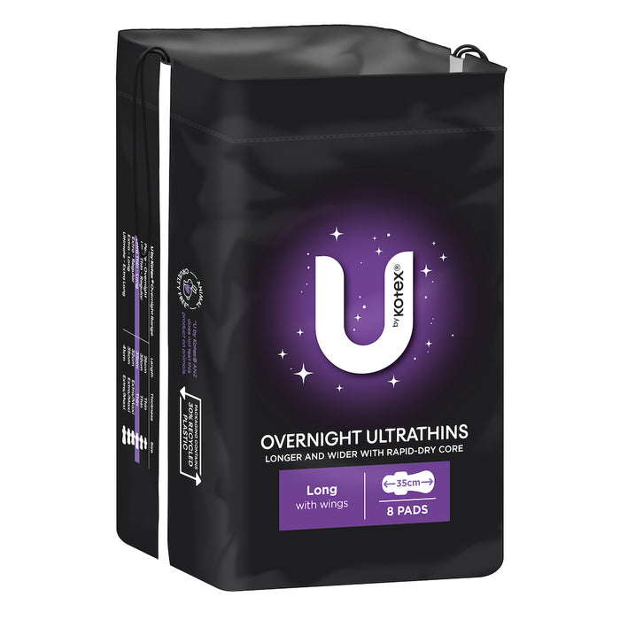 U By Kotex Ultrathins Overnight Long 8