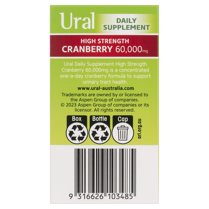 Ural Daily Cranberry Capsules 30