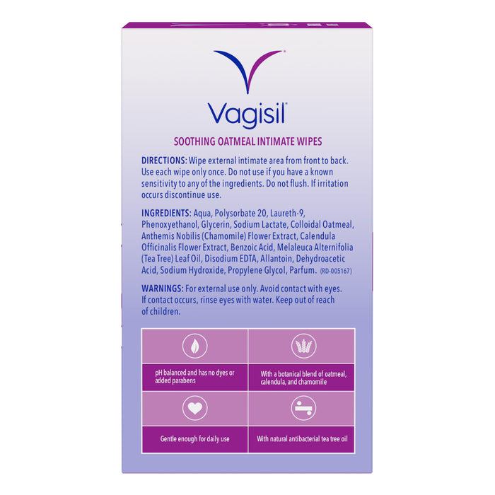 Vagisil Anti Itch Medicated Wipes 12