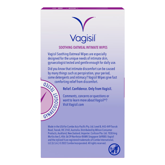 Vagisil Anti Itch Medicated Wipes 12