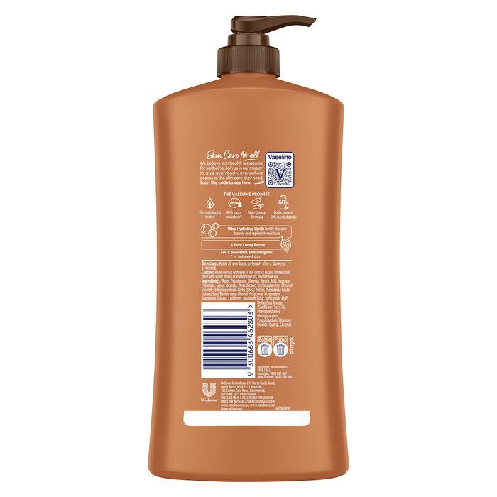 Vaseline Body Lotion Cocoa Glow 750ml