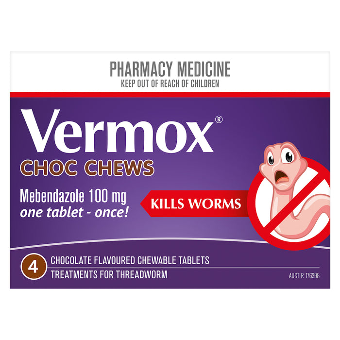 Vermox Choc Chews 4