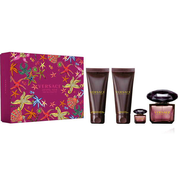 Versace Crystal Noir 4 Piece EDT Gift Set