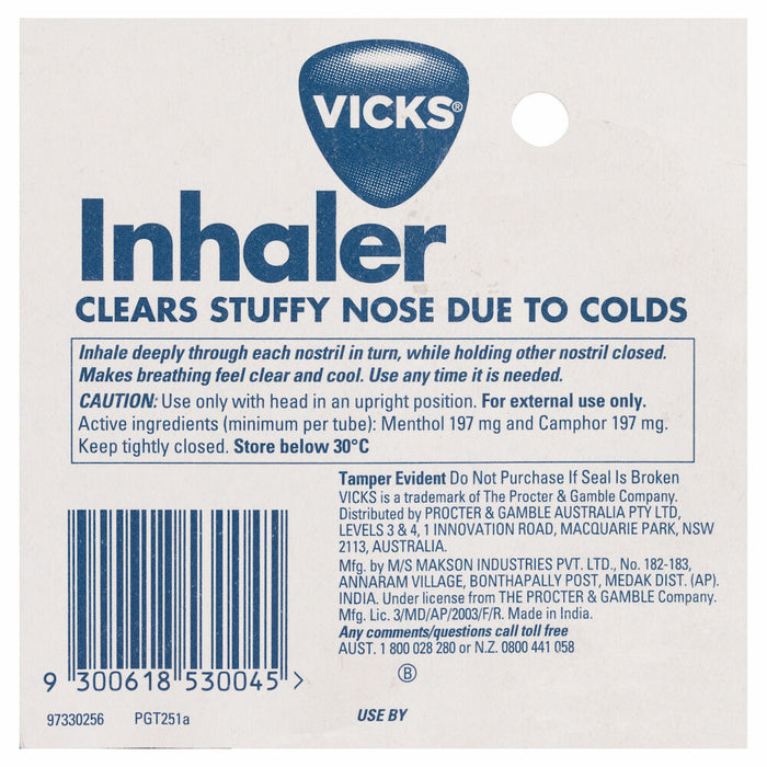 Vicks Inhaler Single 0.5ml