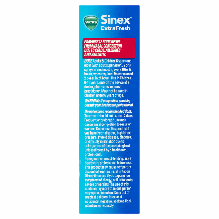 Vicks Sinex Extra Fresh 15ml