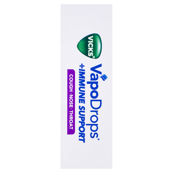 Vicks Vapo Drop + Immune Support Lozenges Blackcurrent 16