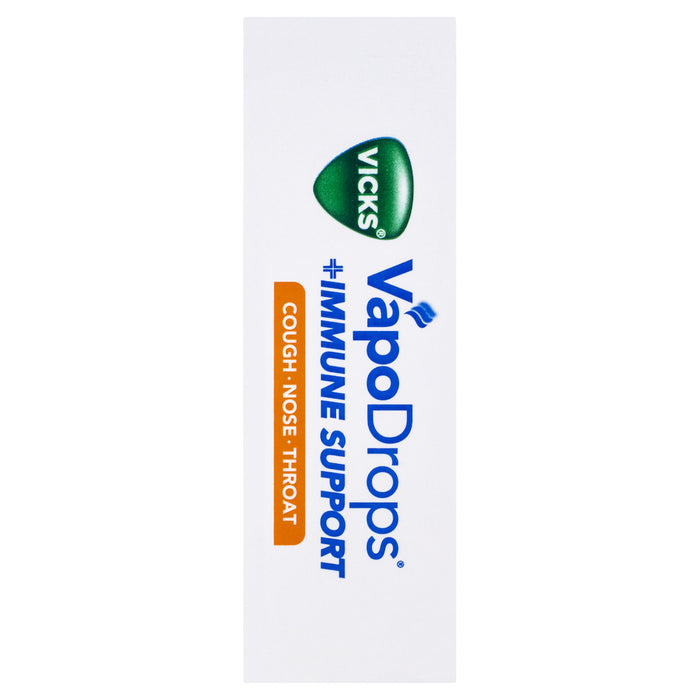 Vicks VapoDrops + Immune Support Orange 16 Lozenges